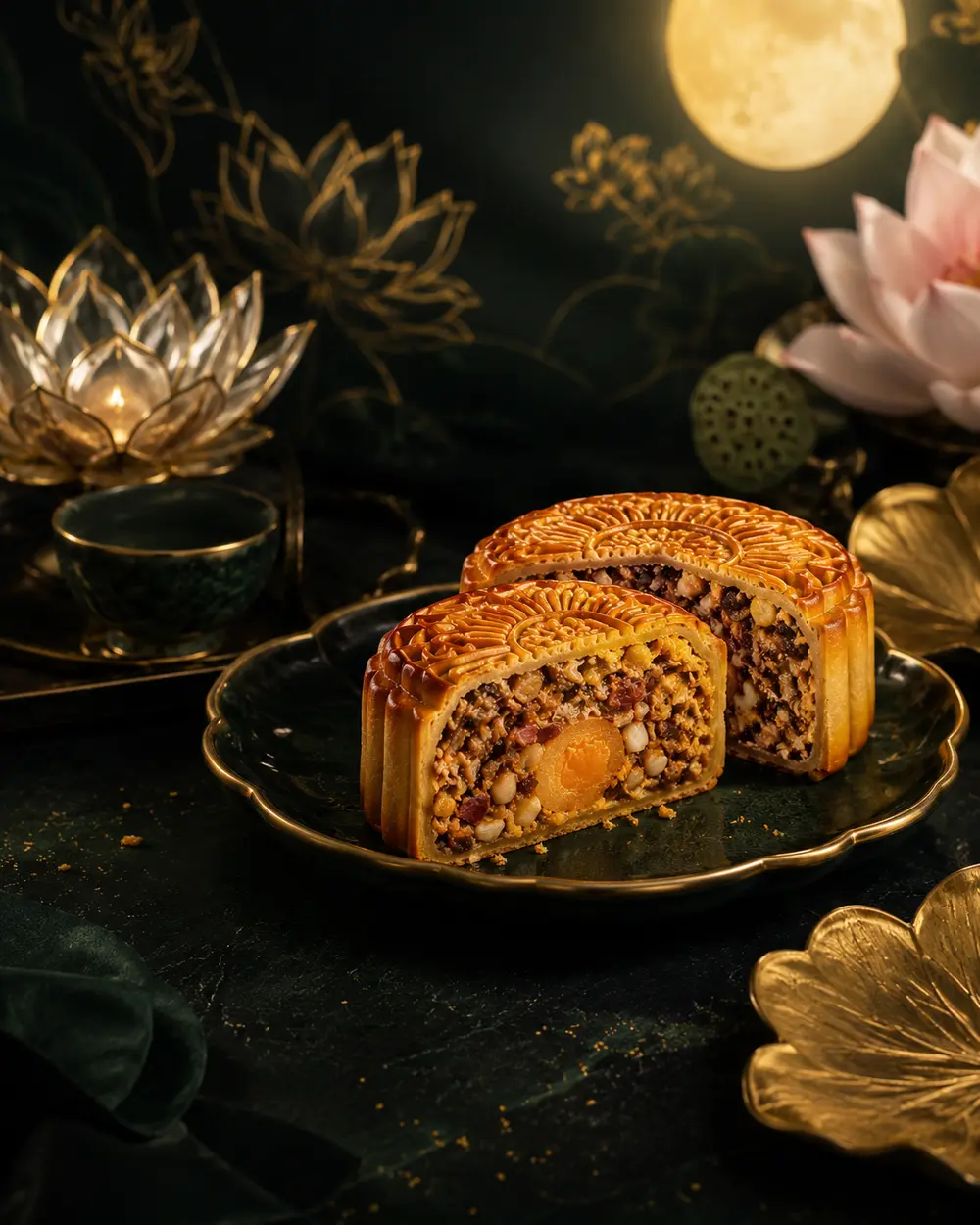 Tôm Hùm Sốt Hồng Kong · Chà Bông Trứng Muối